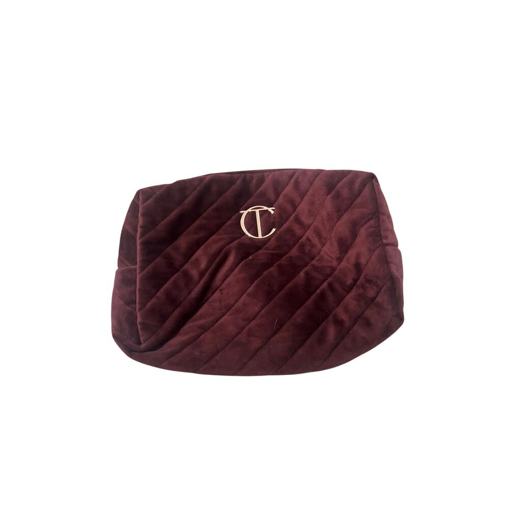 Charlotte tilbury velvet cosmetic bag